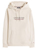 tommy hilfiger felpa cappuccio uomo mw0mw40534 beige 8855396