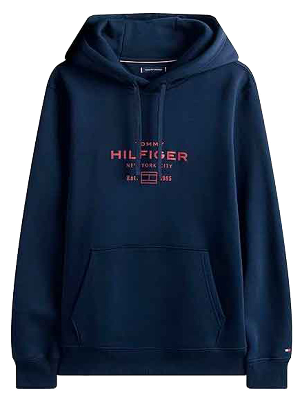 Tommy Hilfiger Felpa Cappuccio Uomo MW0MW40864 Blu