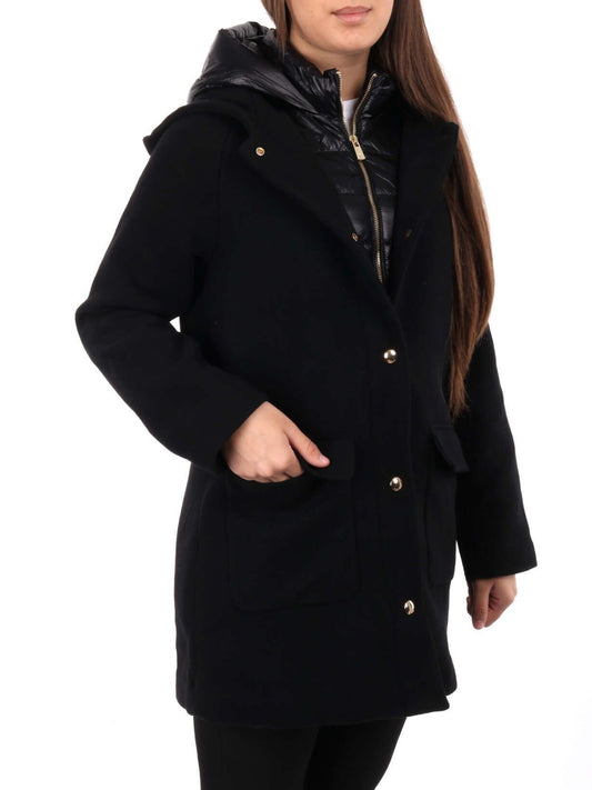 YES ZEE Cappotto Donna Nero