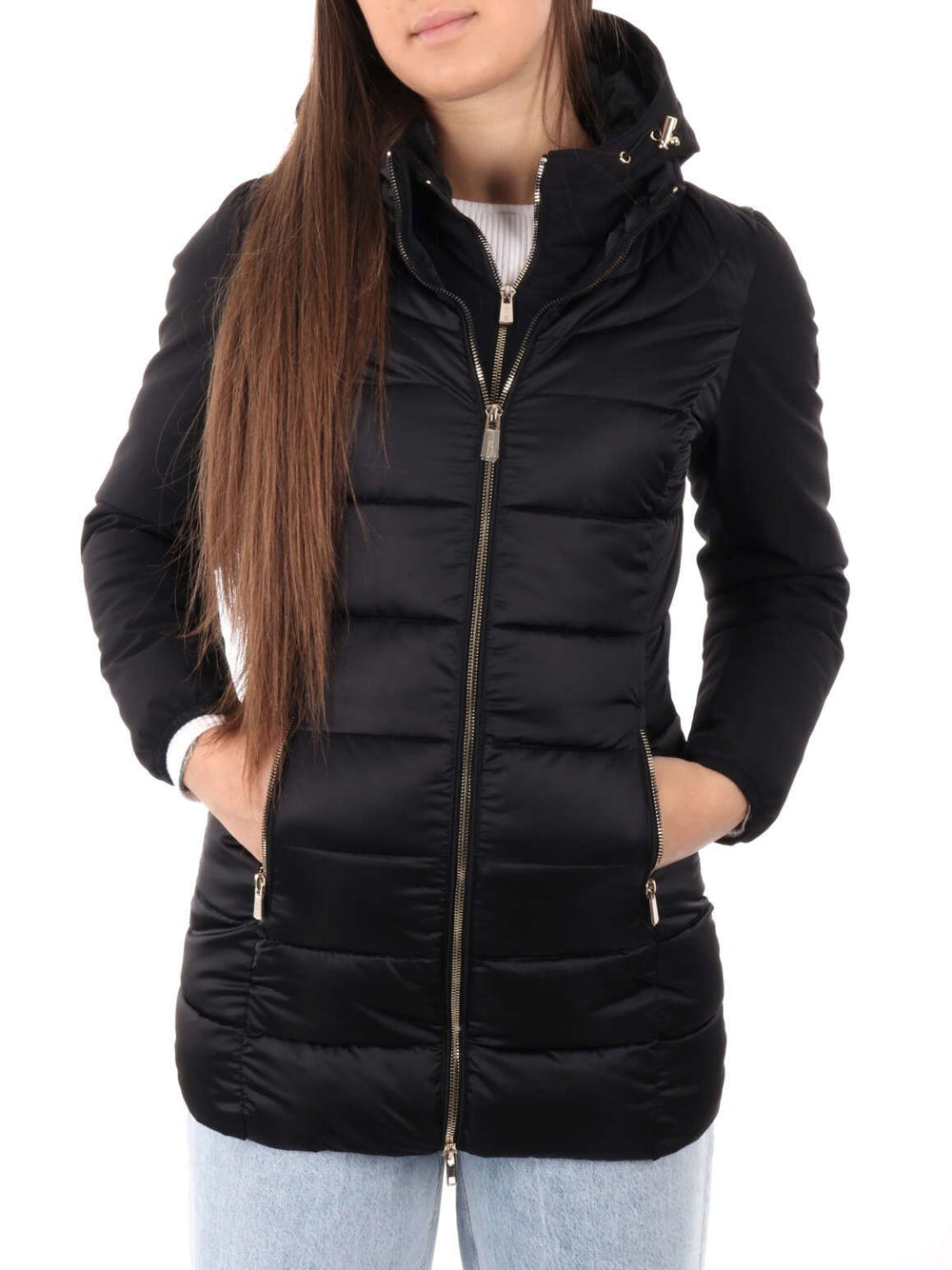 YES ZEE Cappotto Donna Nero