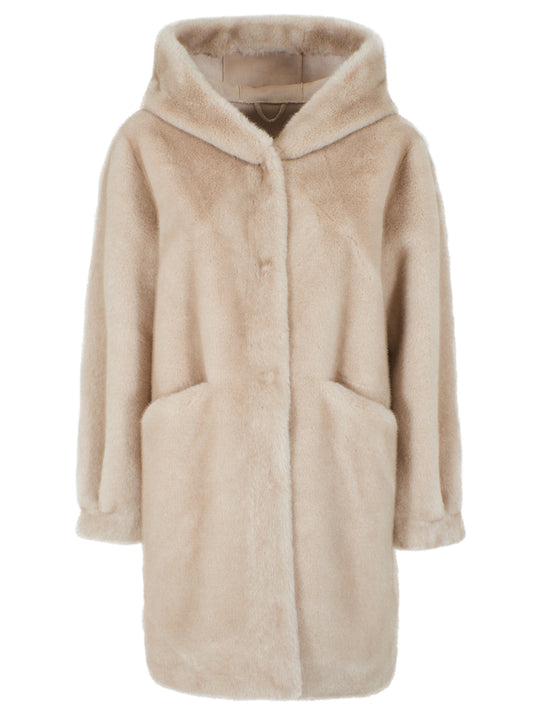 YES ZEE Cappotto Donna O059/KI00 Beige