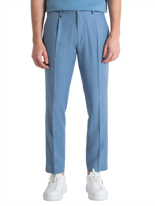 Pantalone Uomo MMTR00714 Azzurro