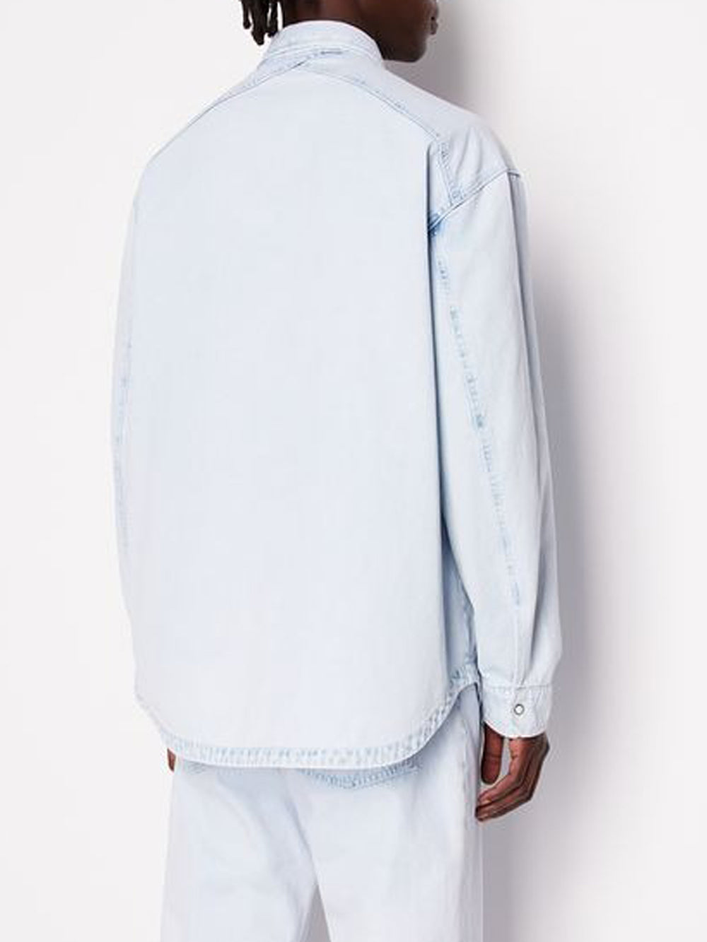 Camicia Casual Uomo Blu