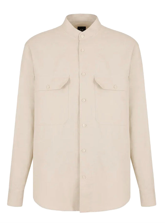 Camicia Uomo 3DZCF7 Beige