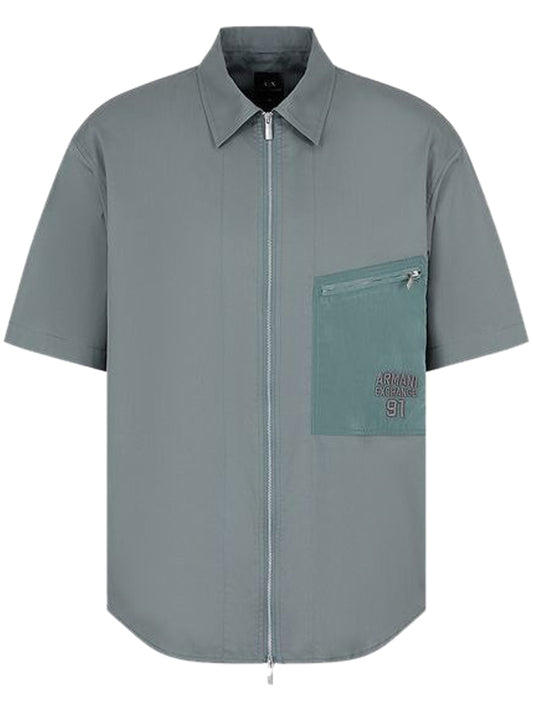 Camicia Uomo 3DZCL1 Verde