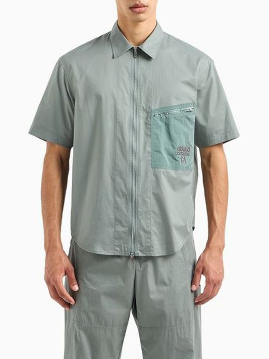 Camicia Uomo 3DZCL1 Verde