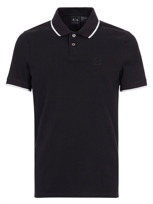 Polo Uomo 8NZF75 Nero