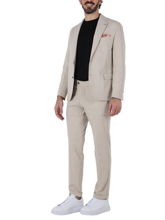 Abito Casual Uomo Beige