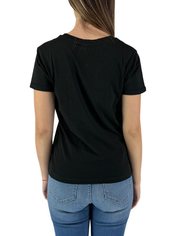 T-shirt Donna 24SBLDH02334006842 Nero