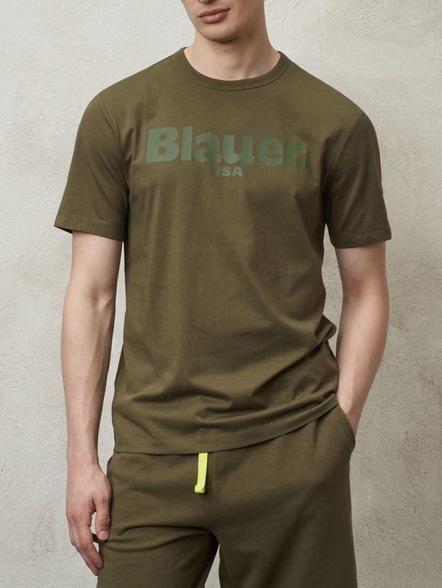 T-shirt Uomo 24SBLUH02142004547 Oliva