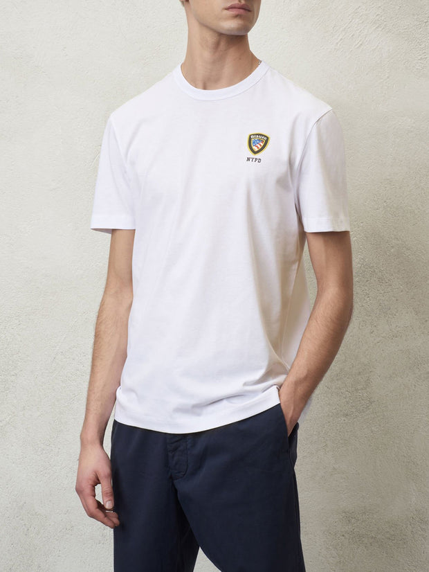 T-shirt Uomo 24SBLUH02145004547 Bianco