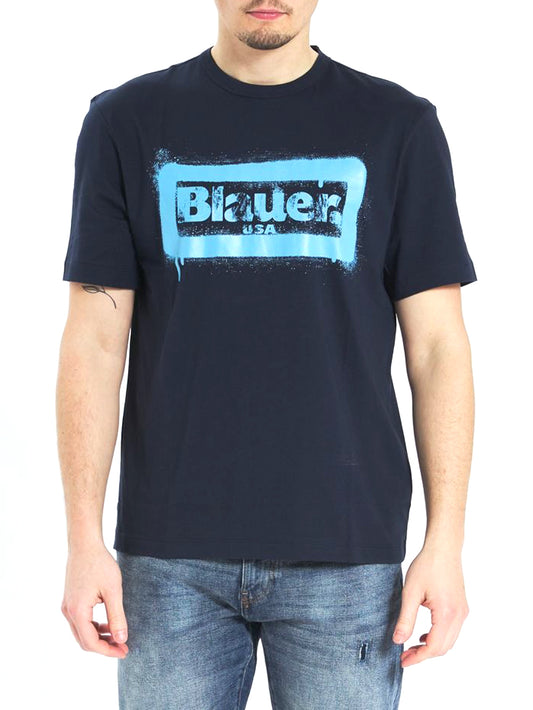 T-shirt Uomo 24SBLUH02147004547 Blu