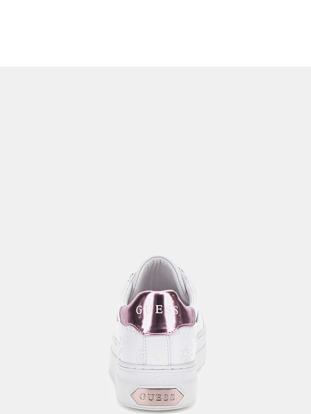 Sneakers Bianco / rosa