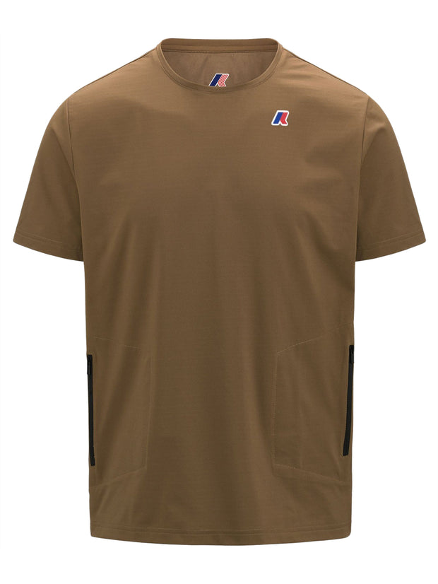 T-shirt Uomo K1141LW Marrone