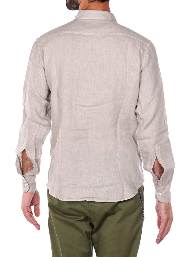 Camicia Uomo 23206 Beige