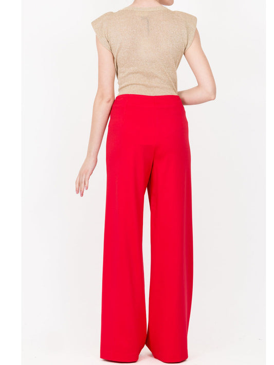 Pantaloni Donna 24P1873 Rosso