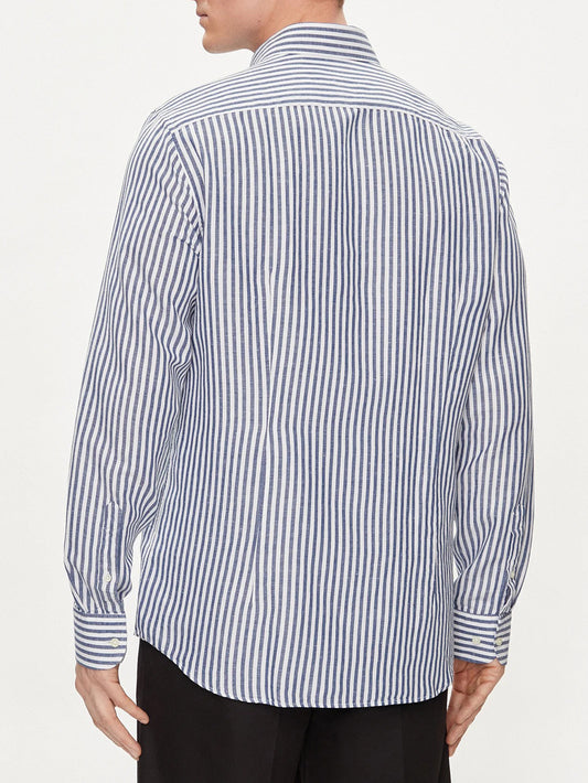 Camicia Casual Uomo Azzurro