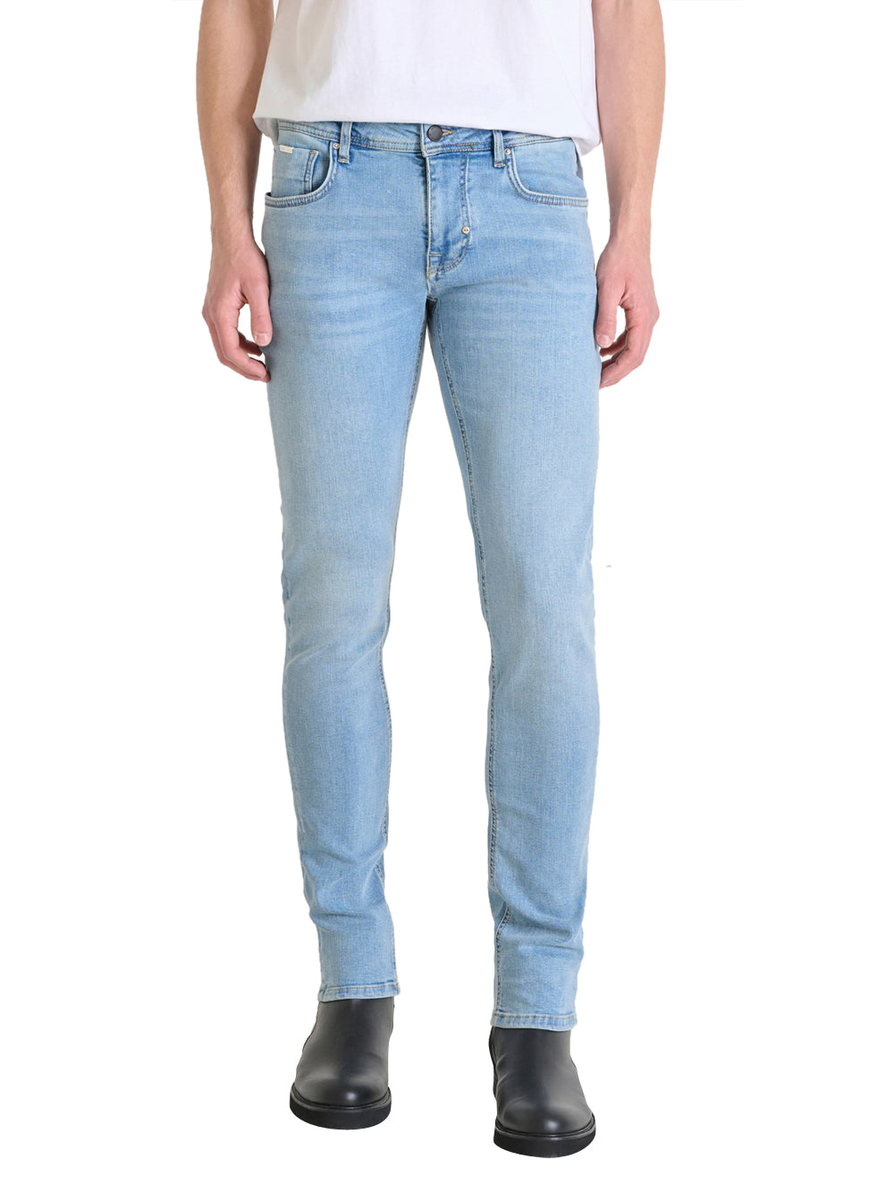 Jeans Slim Uomo Ozzy Tapered Fit Blu