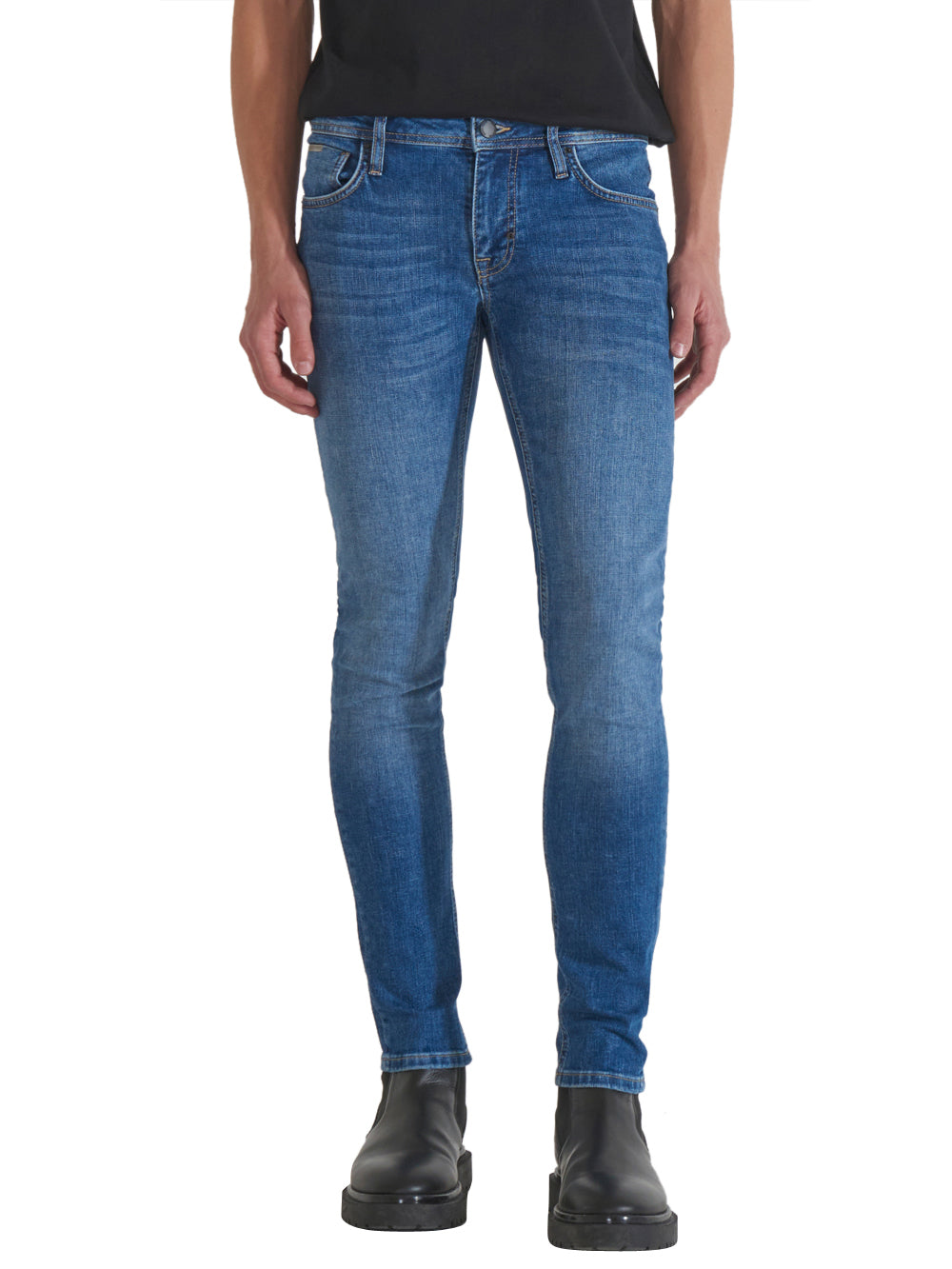 Jeans Uomo Ozzy Tapered Fit Blu