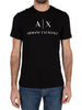 uomo armani exchange t shirt uomo 8nztcj nero 8nztcj 1044233