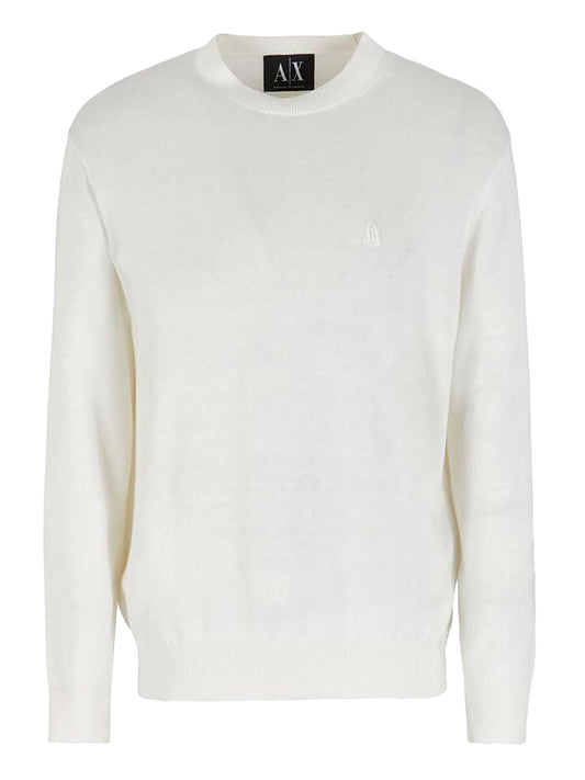 Armani Exchange Pullover Uomo Bianco