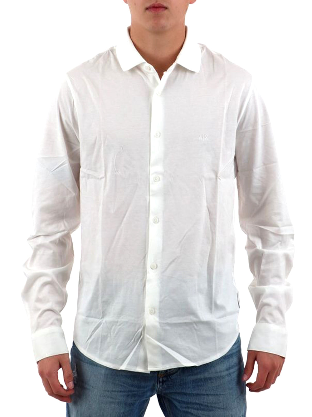 Armani Exchange Camicia Uomo XM000497 Bianco