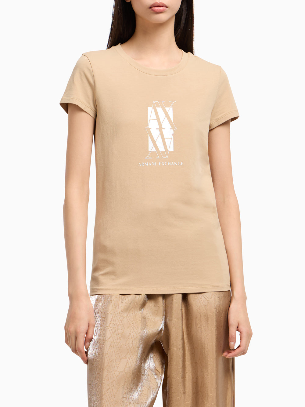 T-shirt Donna XW000511 Beige