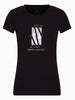 donna armani exchange t shirt donna xw000511 nero xw000511 6147587