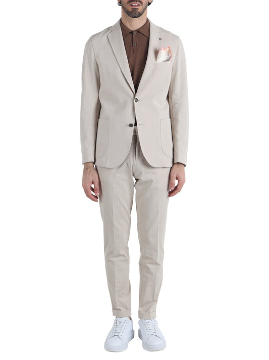 Abito Casual Uomo Beige