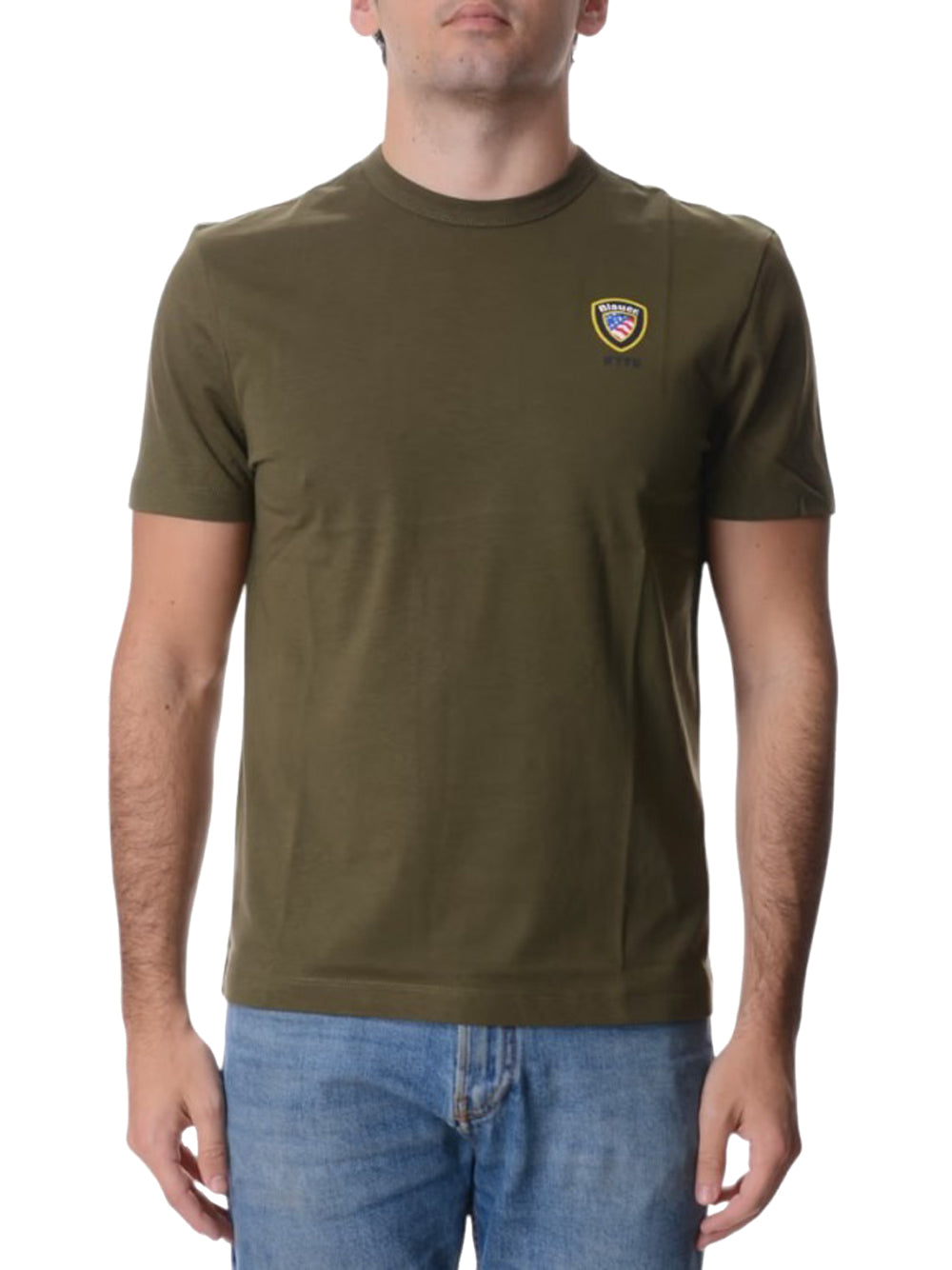 Blauer T-shirt Uomo 25SBLUH02194004547 A.CR_DES