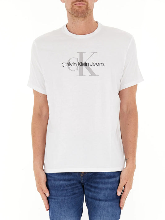 T-shirt Uomo Monogram Bianco