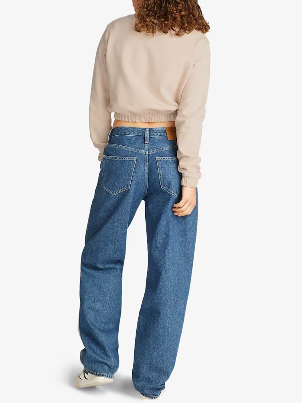 Calvin Klein Felpa Girocollo Donna J20J225363 Beige