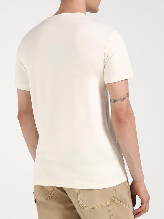 Calvin Klein T-shirt Uomo Monogram Bianco Antico