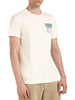 calvin klein t shirt uomo monogram bianco antico 8312620