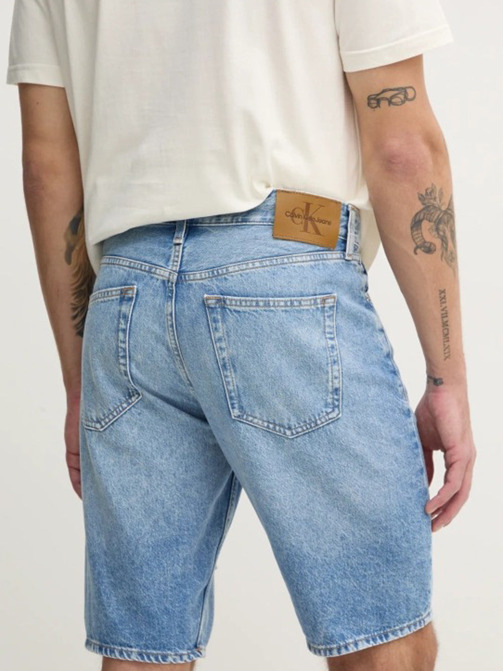 Calvin Klein Shorts Jeans Uomo J30J327188 Blu