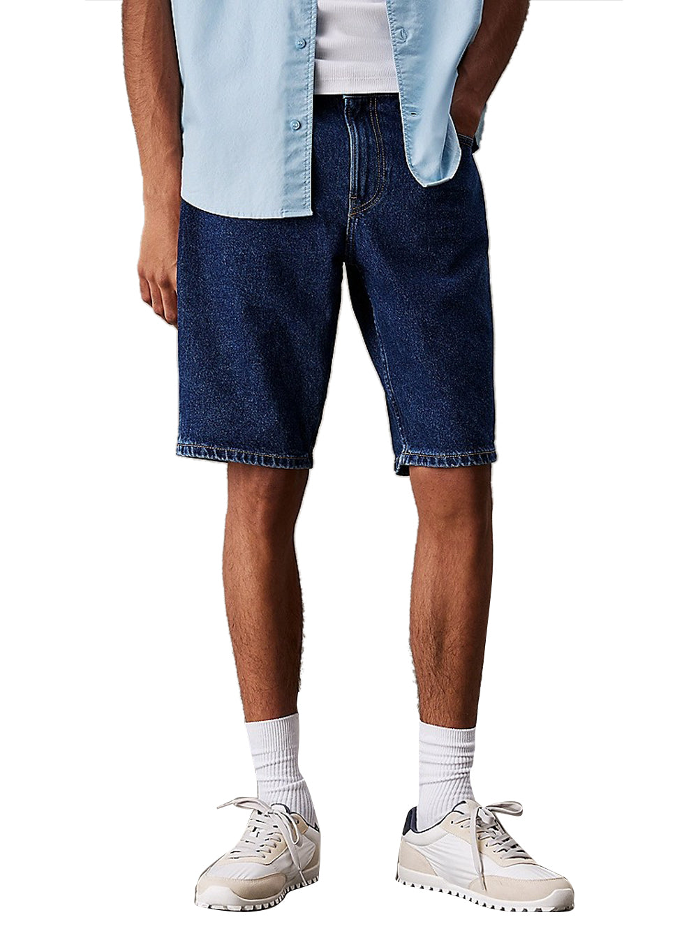 Calvin Klein Shorts Jeans Uomo J30J327192 Blu