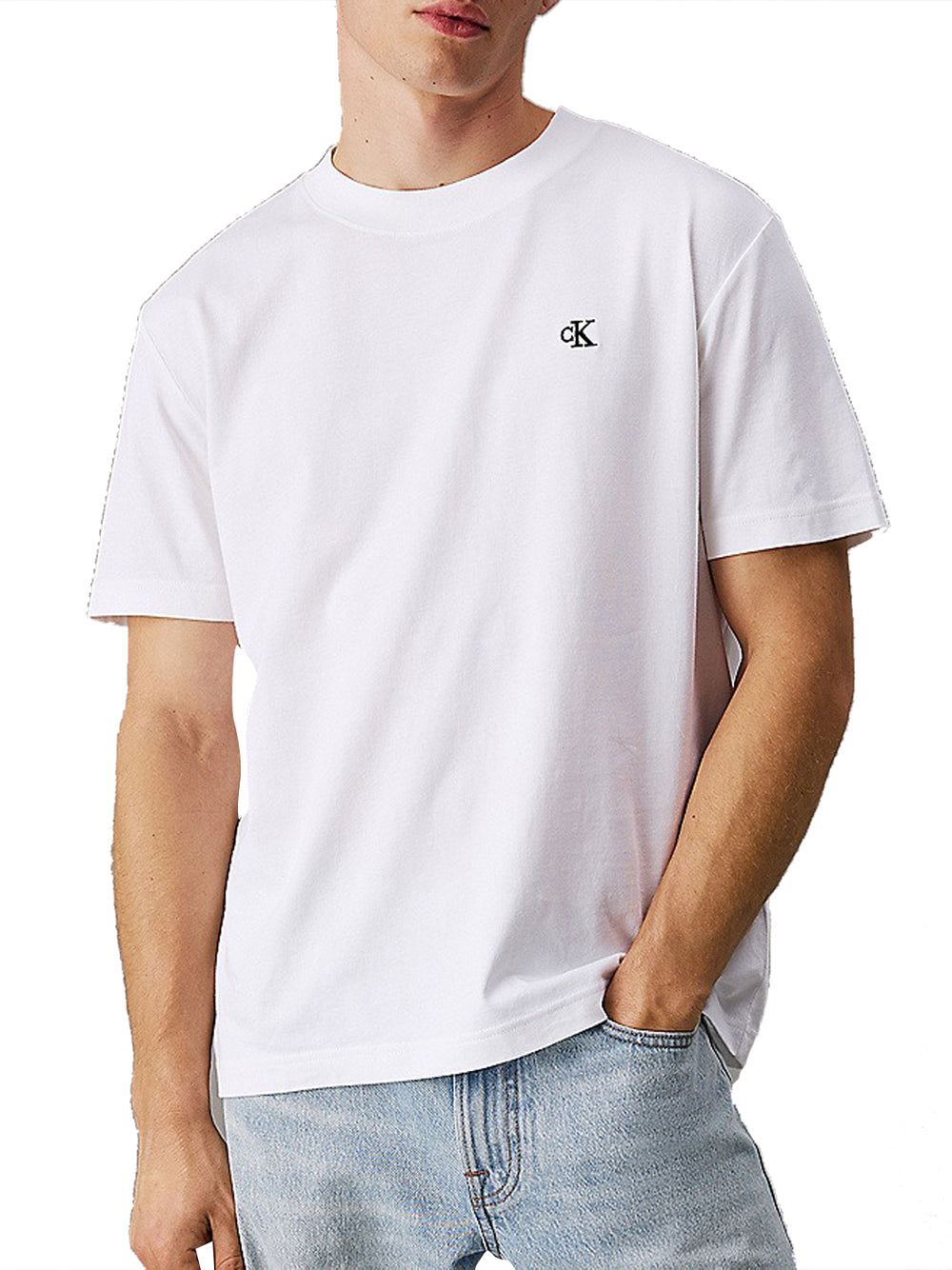 Calvin Klein T-shirt Uomo J30J327473 Bianco