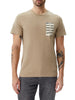 calvin klein t shirt uomo j30j327474 beige 9320204