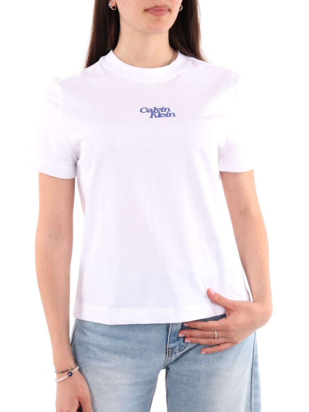 Calvin Klein T-shirt Donna LV047B851G Bianco