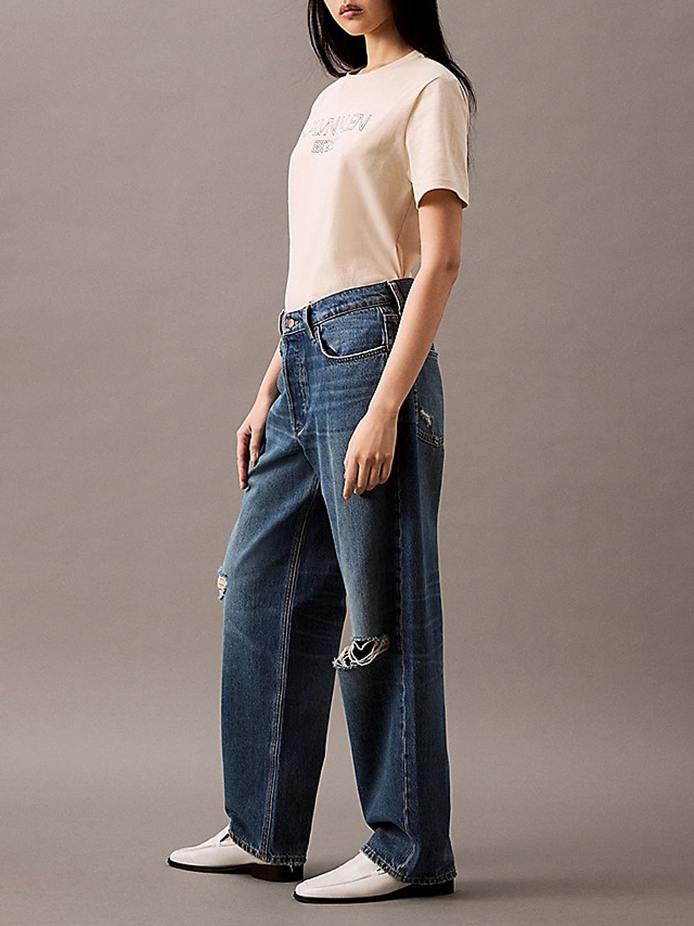 Calvin Klein Jeans Regular Donna LV047B925G Blu