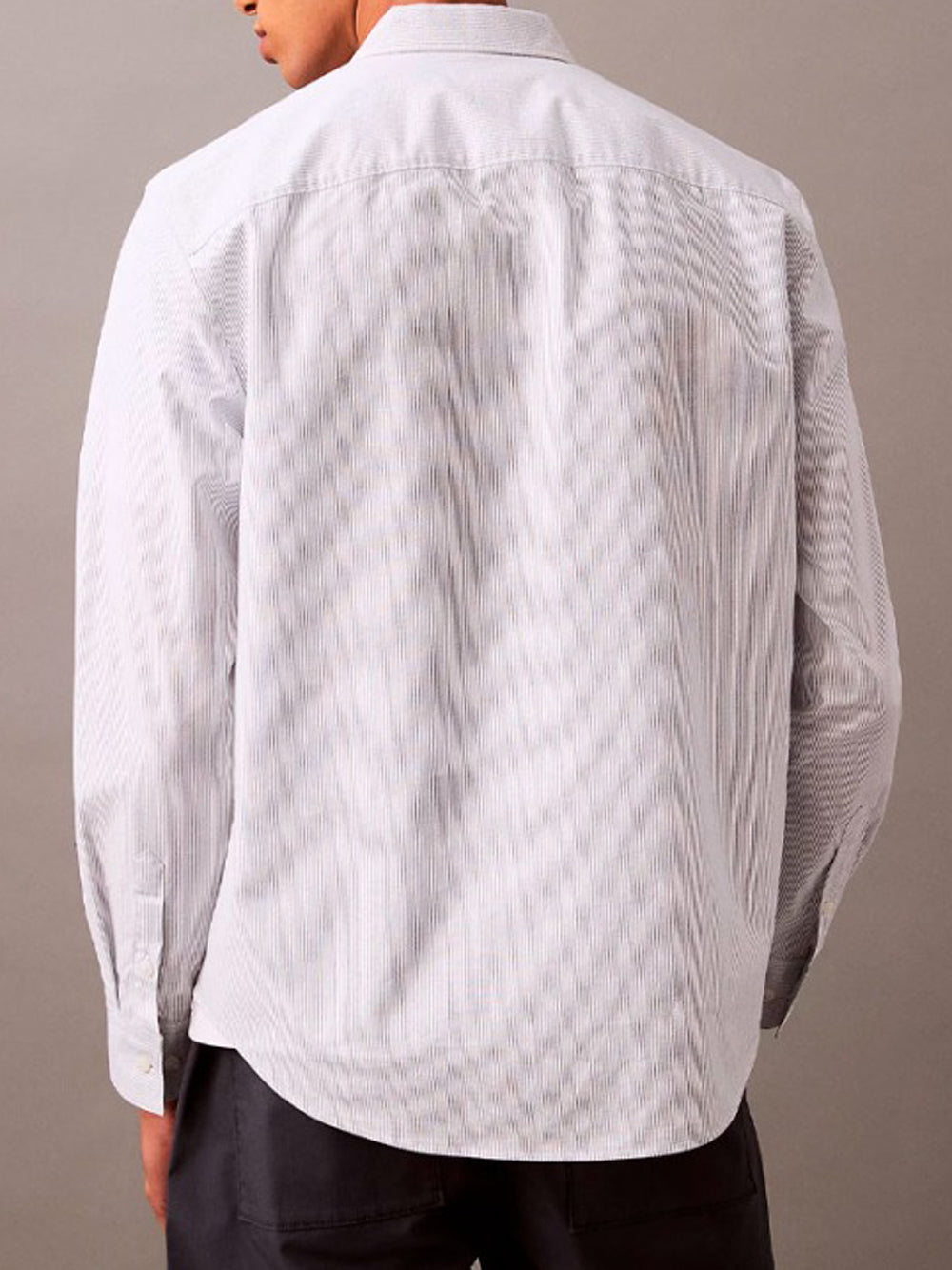 Camicia Casual Uomo Grigio