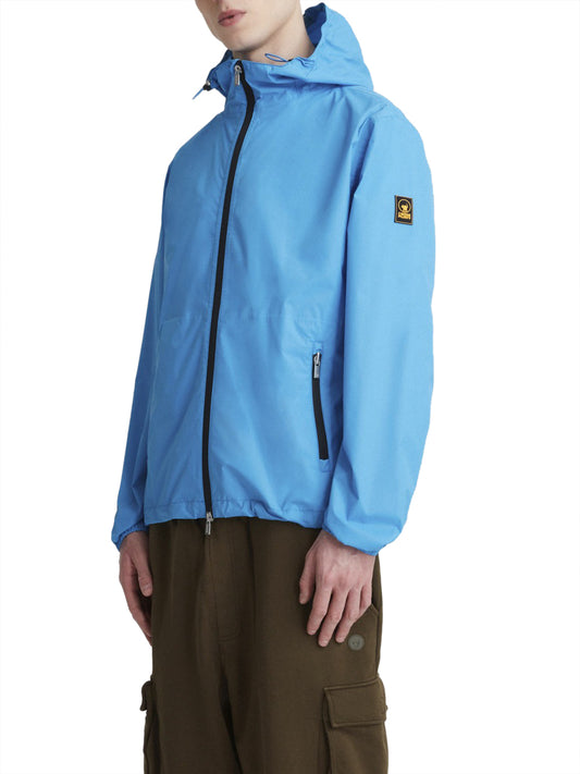 Giacca Leggera Unisex Hooded Windbreaker Blu
