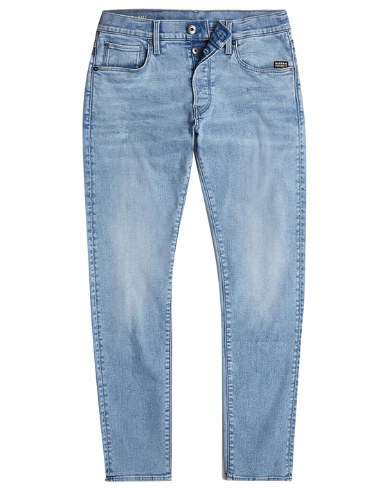G-Star Jeans Uomo 3301 Slim Blu
