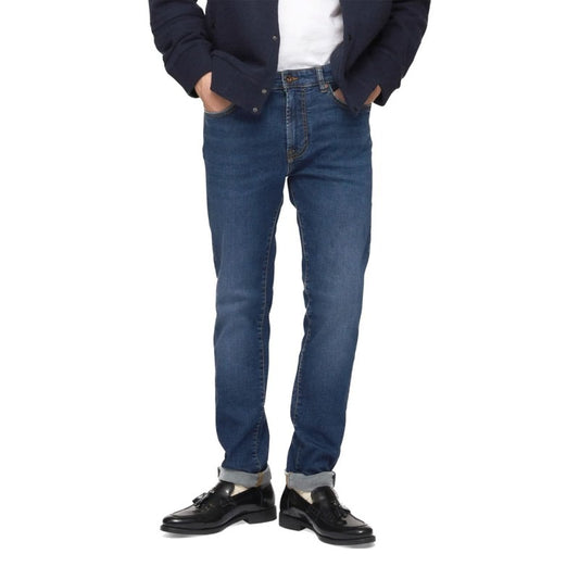 Jeans Uomo Sax Zip Rev Blu