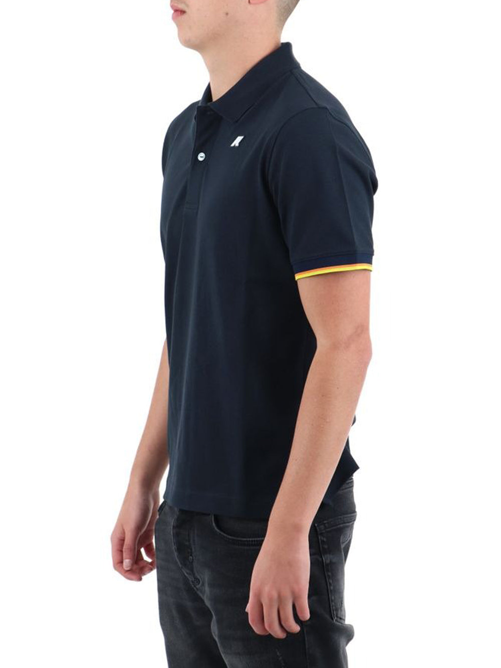 K-way Polo Uomo Vincent Pique Blu