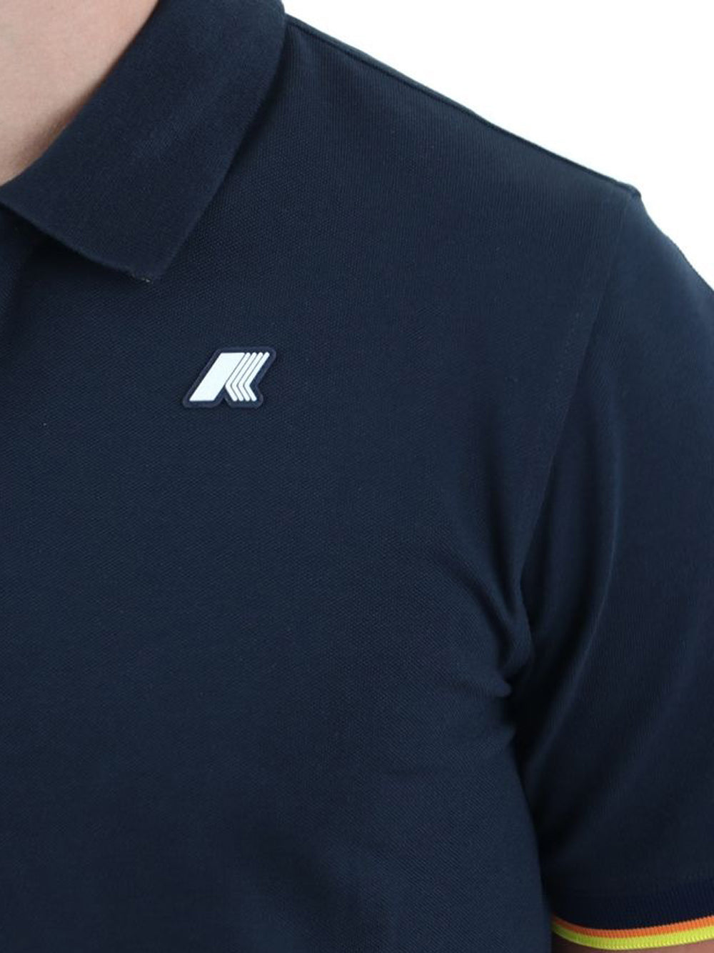 K-way Polo Uomo Vincent Pique Blu