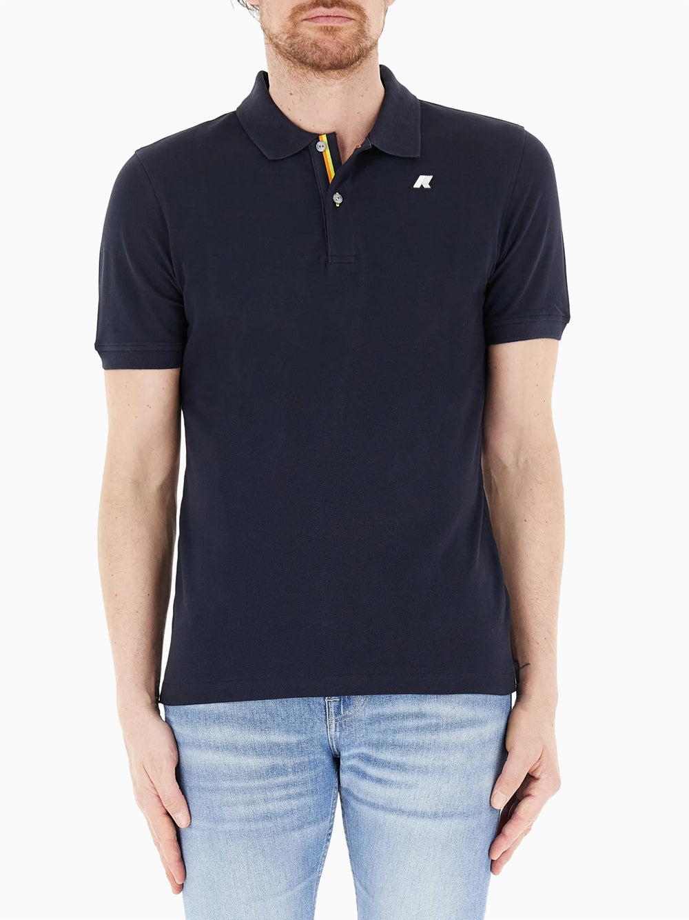 K-way Polo Uomo Vinnie Pique Blu