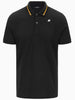 k way polo uomo jud pique nero 9393797