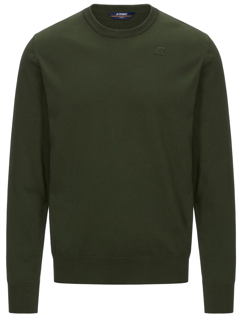 K-way Pullover Uomo Sebastien Cotton Ps Verde