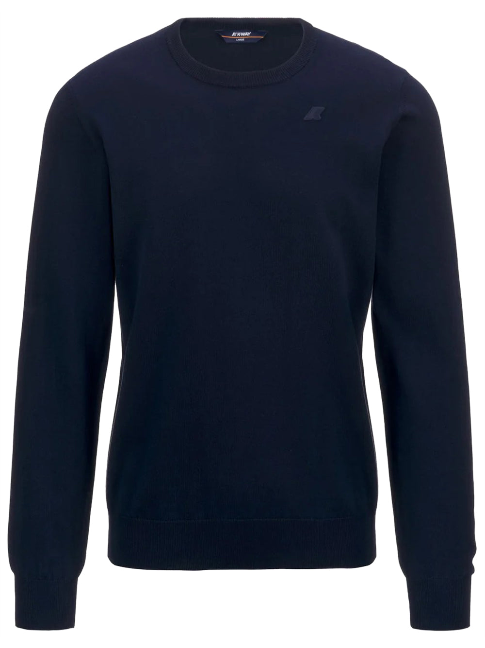 K-way Pullover Uomo Sebastien Cotton Ps Blu